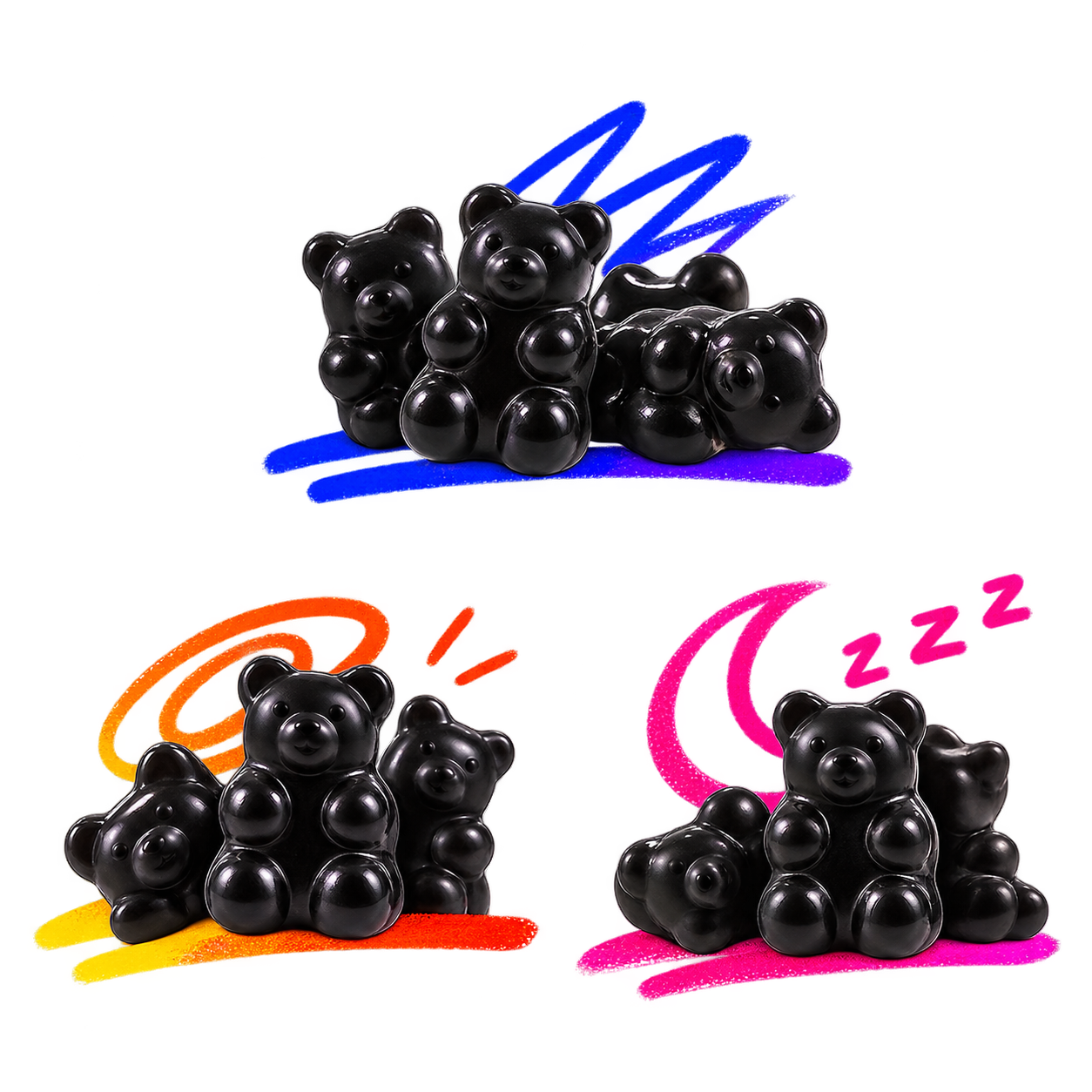 Gummies Brain Labs de Perform, Focus y Off